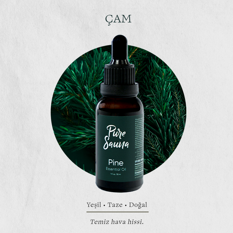 Pure Sauna Saf Çam Uçucu Yağı 30 ml - Pinus Sylvestris - Buhurdanlık ve Difüzör Kokusu